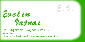 evelin vajnai business card